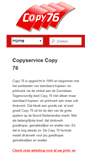 Mobile Screenshot of copy76.nl